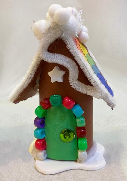 TP Tube Gingerbread House